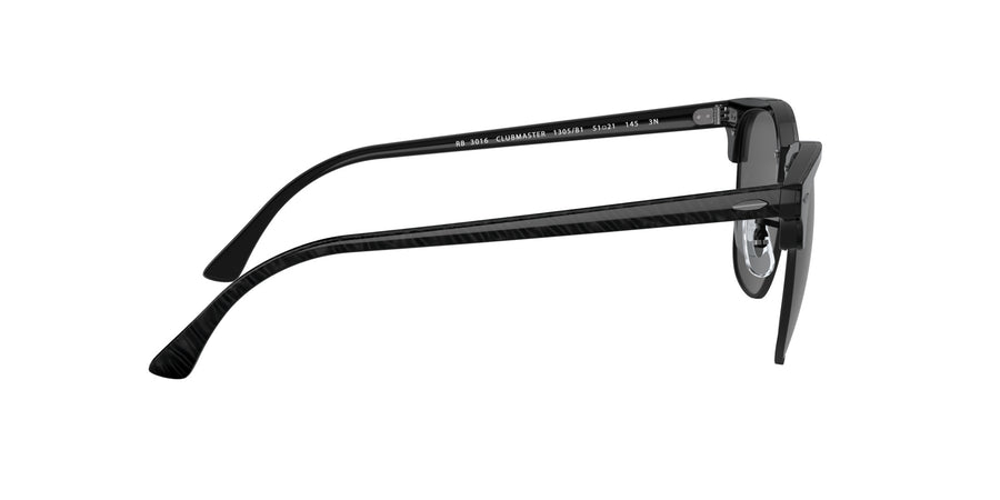 Clubmaster Marble RB3016 – Wrinkled Black / Dark Grey