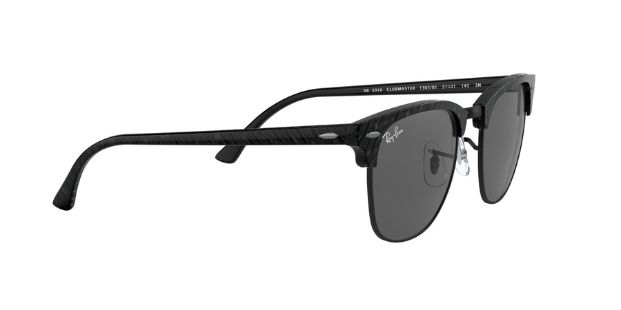 Clubmaster Marble RB3016 – Wrinkled Black / Dark Grey
