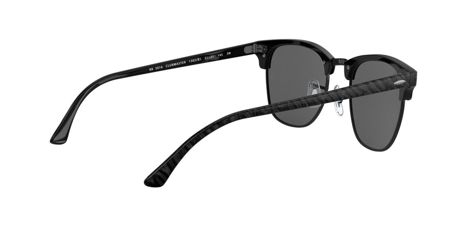 Clubmaster Marble RB3016 – Wrinkled Black / Dark Grey