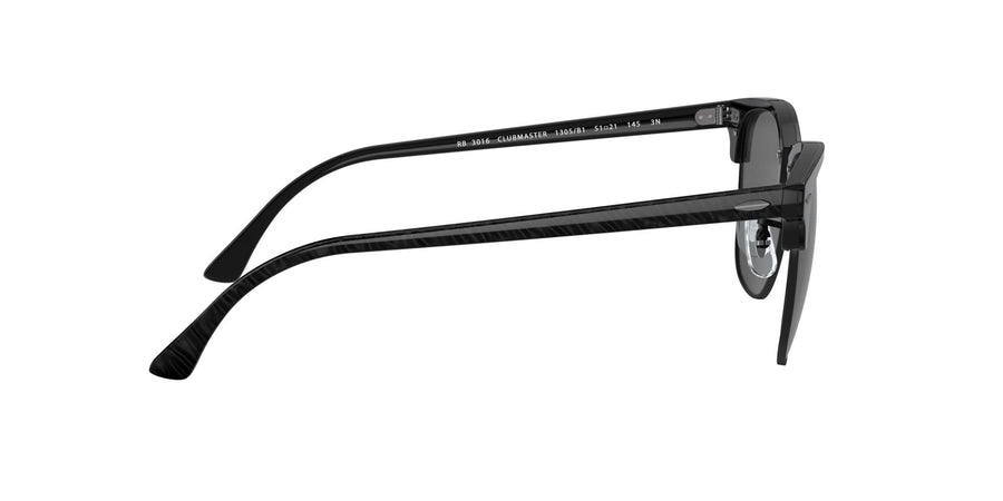 Clubmaster Marble RB3016 – Wrinkled Black / Dark Grey
