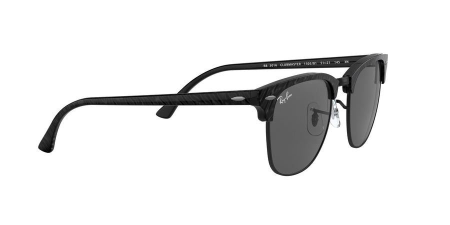 Clubmaster Marble RB3016 – Wrinkled Black / Dark Grey