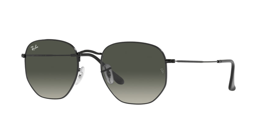 Hexagonal Flat Lenses RB3548 – Regular / Grey Gradient