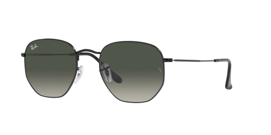 Hexagonal Flat Lenses RB3548 – Regular / Grey Gradient