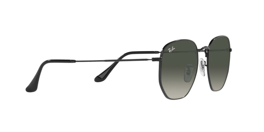 Hexagonal Flat Lenses RB3548 – Regular / Grey Gradient