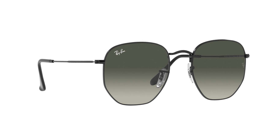 Hexagonal Flat Lenses RB3548 – Regular / Grey Gradient