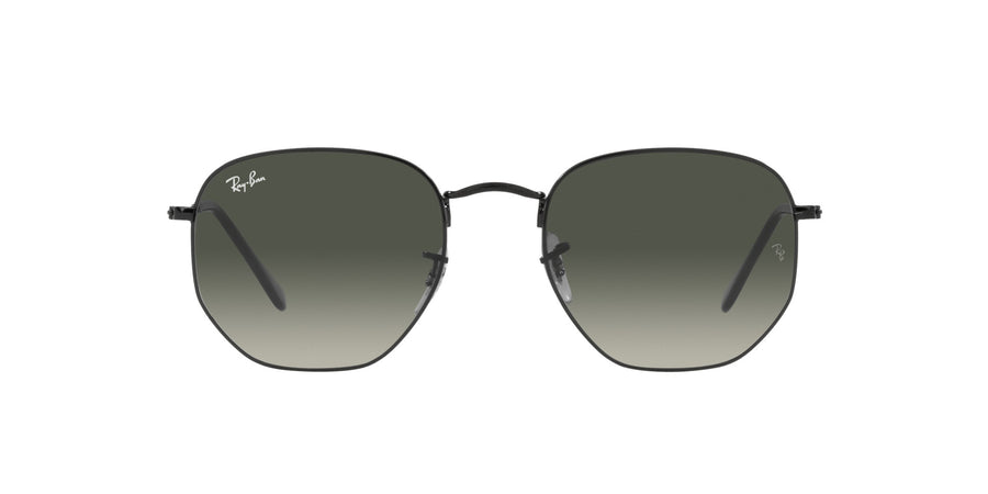 Hexagonal Flat Lenses RB3548 – Regular / Grey Gradient