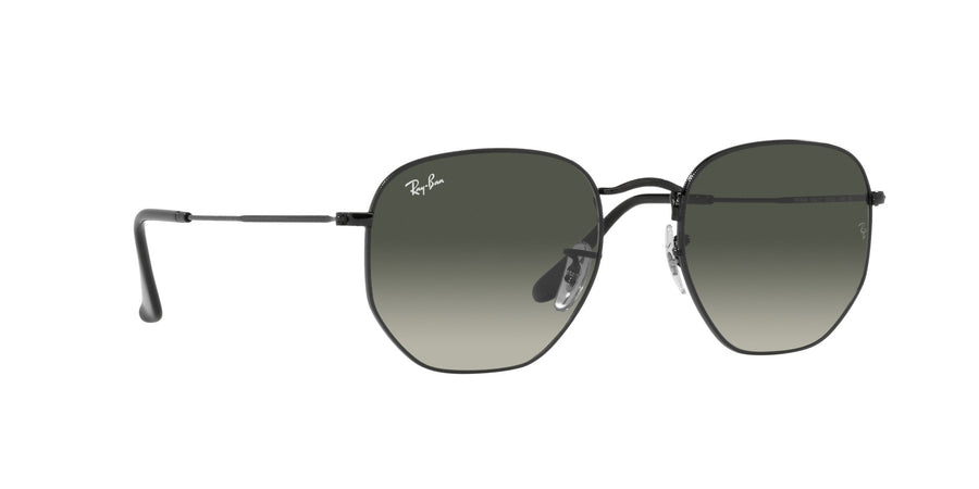 Hexagonal Flat Lenses RB3548 – Regular / Grey Gradient