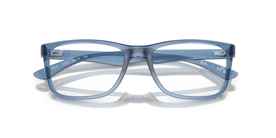 Injected Unisex Optical Frame RX7027I – Blue