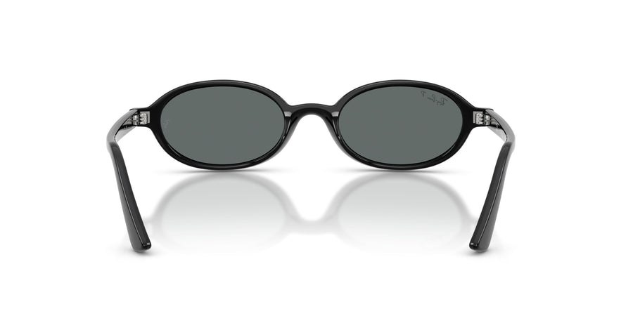 Injected Unisex Sunglass RB4472 – Black / Dark Grey Polar