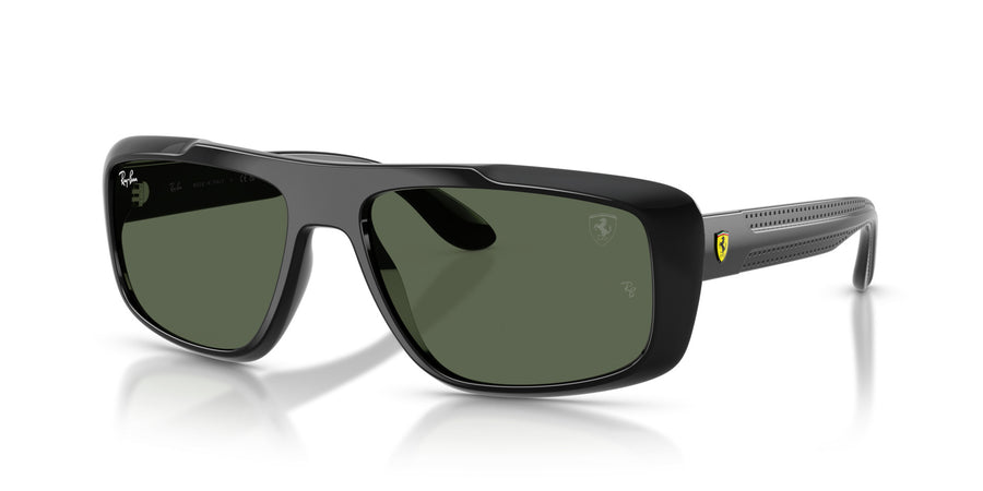 Injected Unisex Sunglass RB4479M – Black / Dark Green