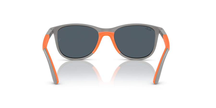 Injected Unisex Sunglass RJ9077S – Grey / Dark Blue Mirror Blue