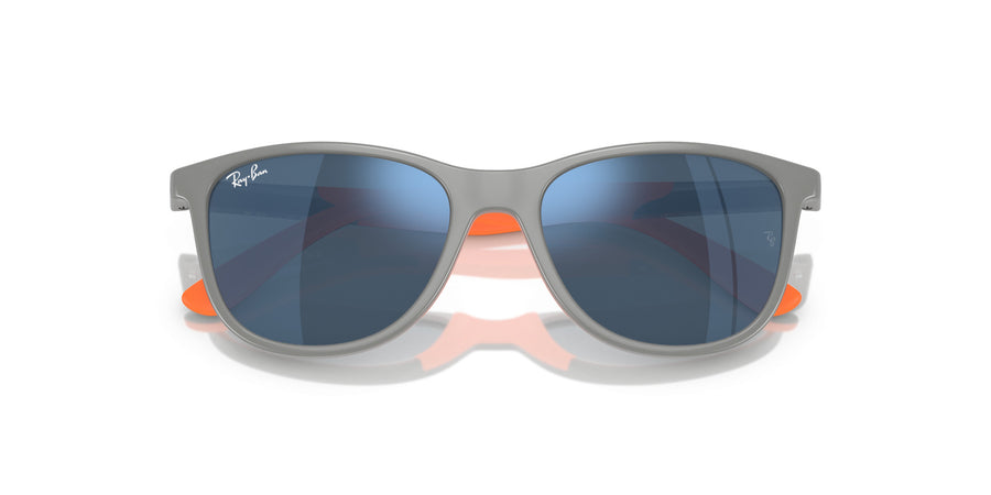 Injected Unisex Sunglass RJ9077S – Grey / Dark Blue Mirror Blue