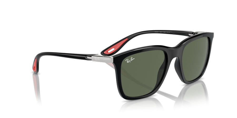 Jorge RB4433M – Black / Dark Green