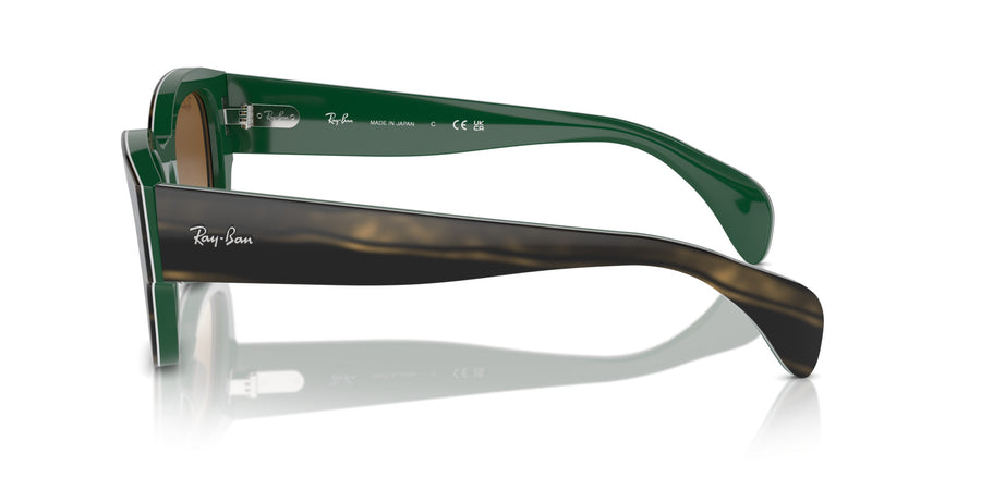 Jorge RB7681S – Green / Clear Gradient Brown