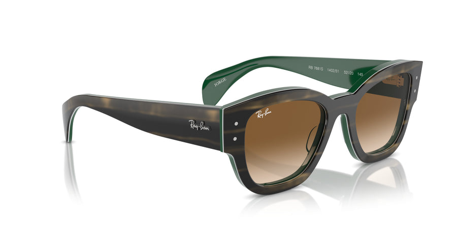 Jorge RB7681S – Green / Clear Gradient Brown