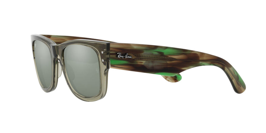 Mega Wayfarer RB0840S – Transparent Green / Grey Mirror