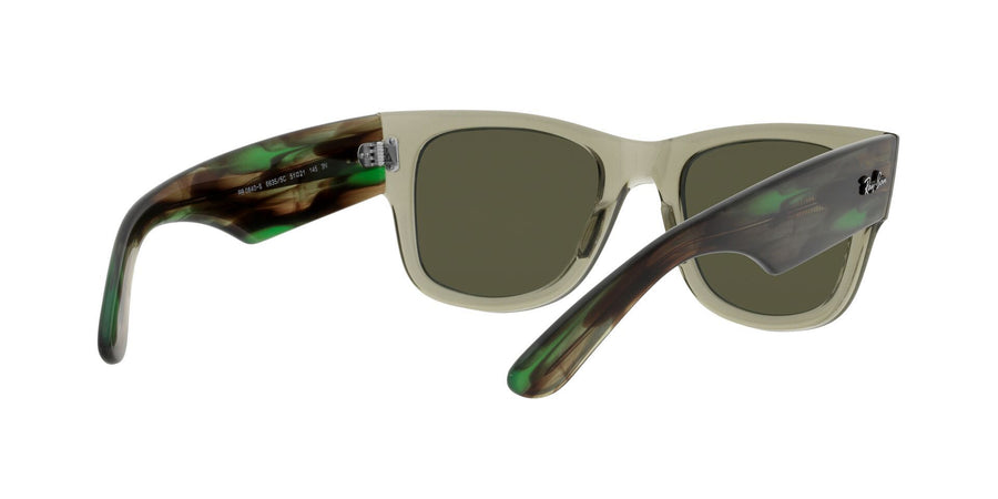 Mega Wayfarer RB0840S – Transparent Green / Grey Mirror