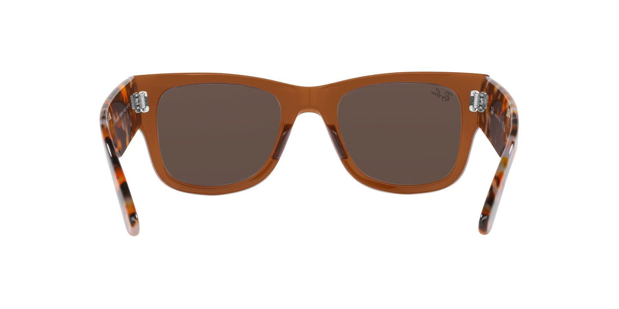 Mega Wayfarer RB0840S – Transparent Brown / Light Brown Mirror Gold
