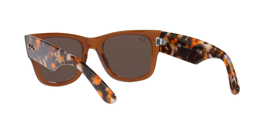 Mega Wayfarer RB0840S – Transparent Brown / Light Brown Mirror Gold