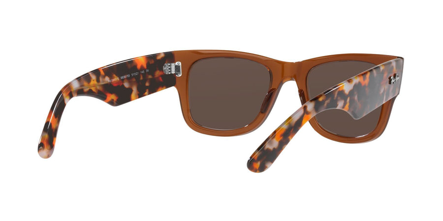 Mega Wayfarer RB0840S – Transparent Brown / Light Brown Mirror Gold