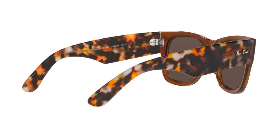 Mega Wayfarer RB0840S – Transparent Brown / Light Brown Mirror Gold