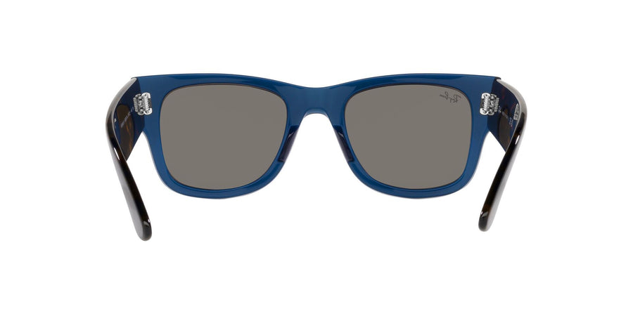 Mega Wayfarer RB0840S – Transparent Dark Blue / Grey Mirror Blue