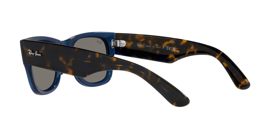 Mega Wayfarer RB0840S – Transparent Dark Blue / Grey Mirror Blue