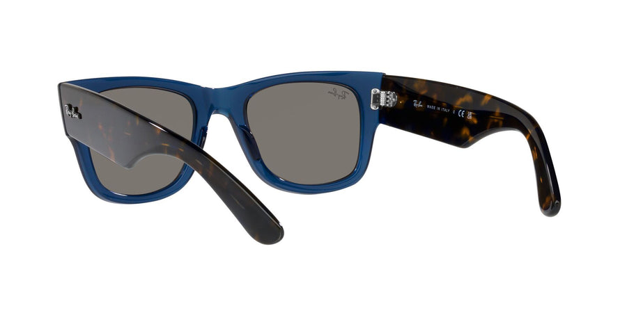 Mega Wayfarer RB0840S – Transparent Dark Blue / Grey Mirror Blue