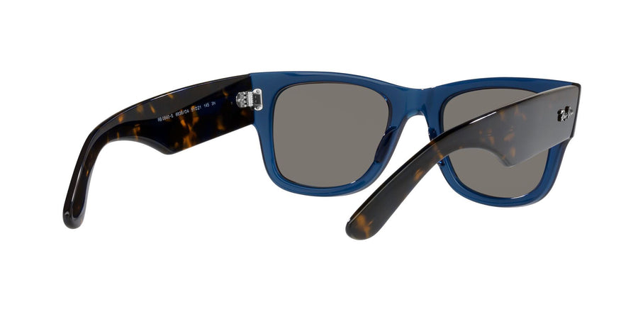 Mega Wayfarer RB0840S – Transparent Dark Blue / Grey Mirror Blue