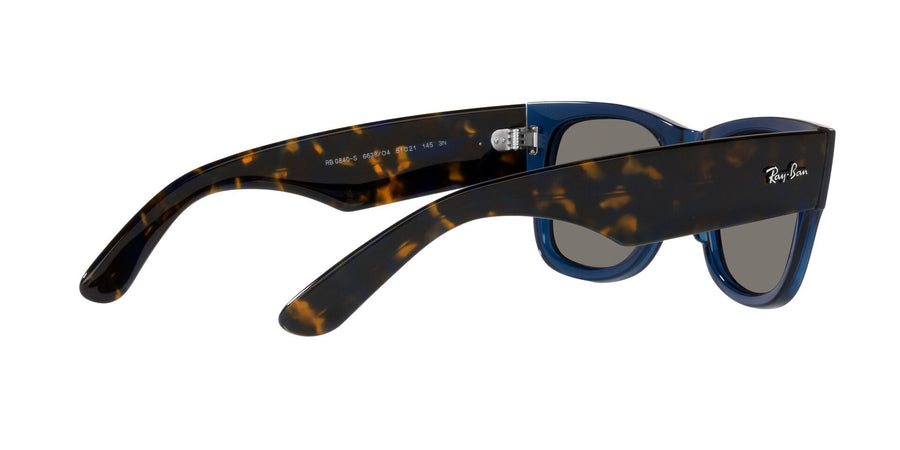Mega Wayfarer RB0840S – Transparent Dark Blue / Grey Mirror Blue