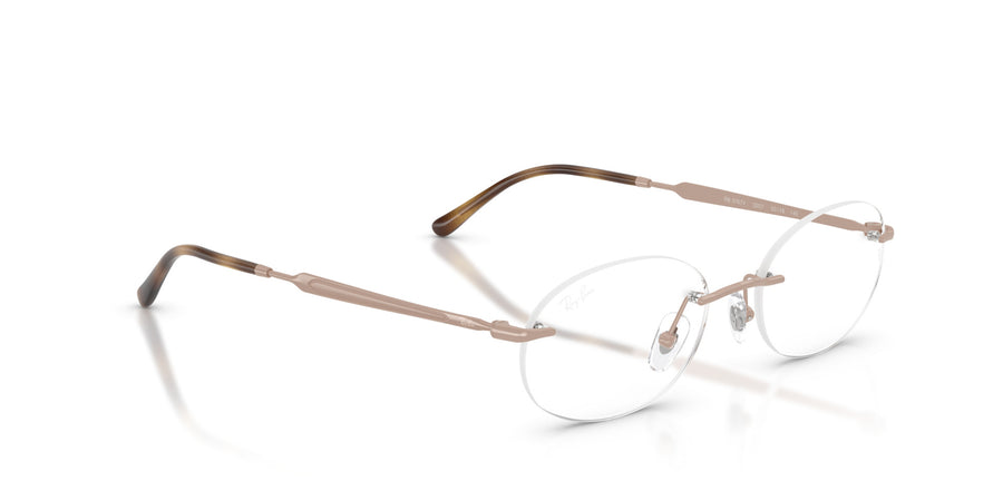 Metal Unisex Optical Frame RX3767V – Pink