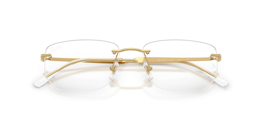 Metal Unisex Optical Frame RX3768V – Gold