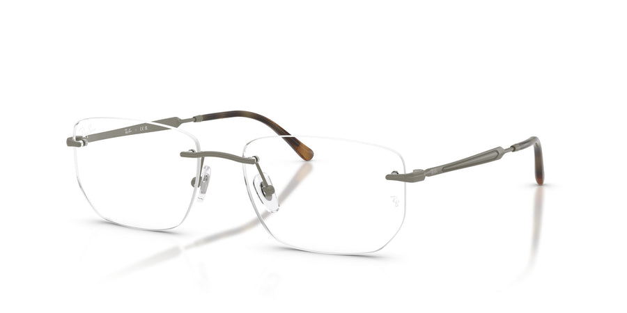 Metal Unisex Optical Frame RX3768V – Grey