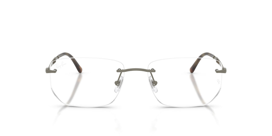 Metal Unisex Optical Frame RX3768V – Grey
