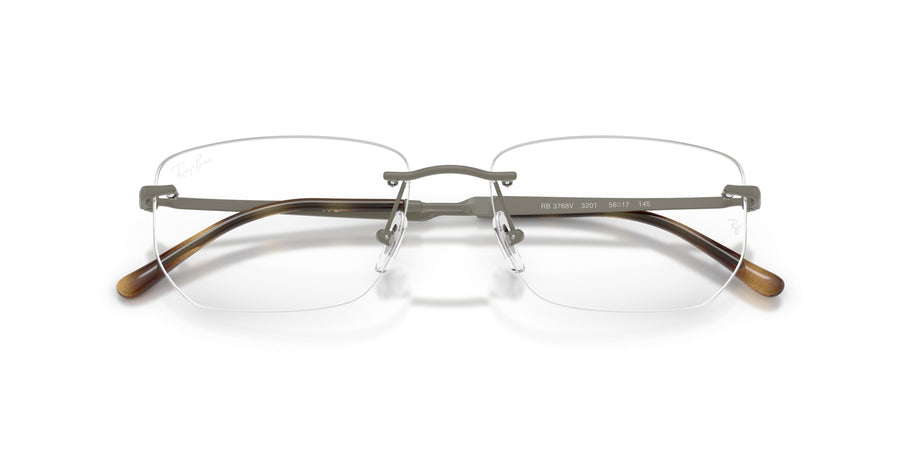 Metal Unisex Optical Frame RX3768V – Grey