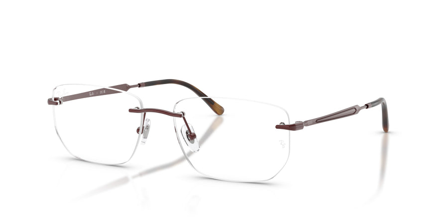 Metal Unisex Optical Frame RX3768V – Bordeaux