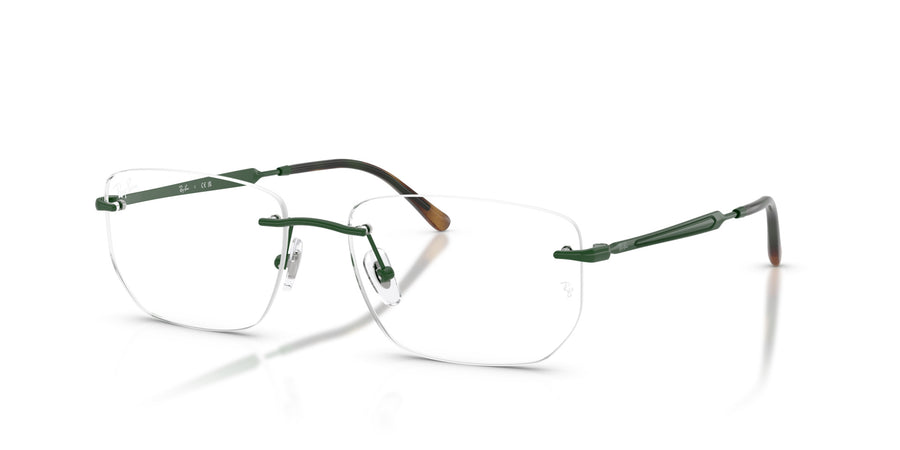 Metal Unisex Optical Frame RX3768V – Green