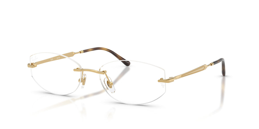 Metal Unisex Optical Frame RX3792V – Gold / Clear