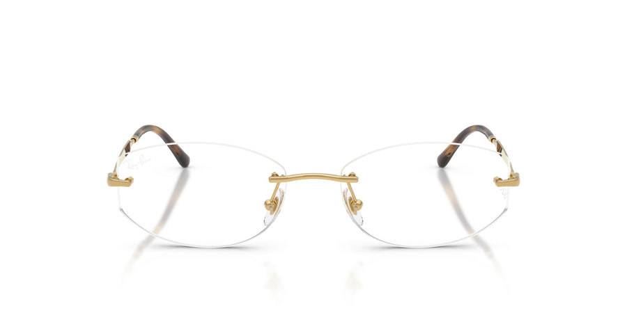 Metal Unisex Optical Frame RX3792V – Gold / Clear