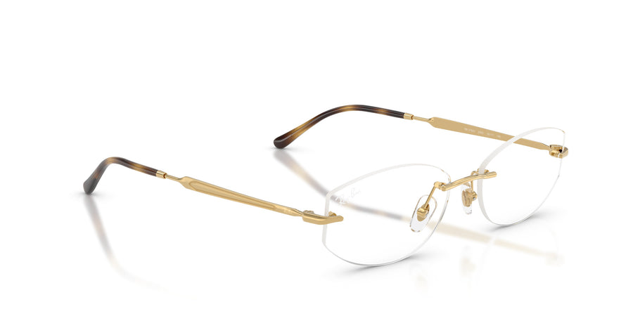 Metal Unisex Optical Frame RX3792V – Gold / Clear