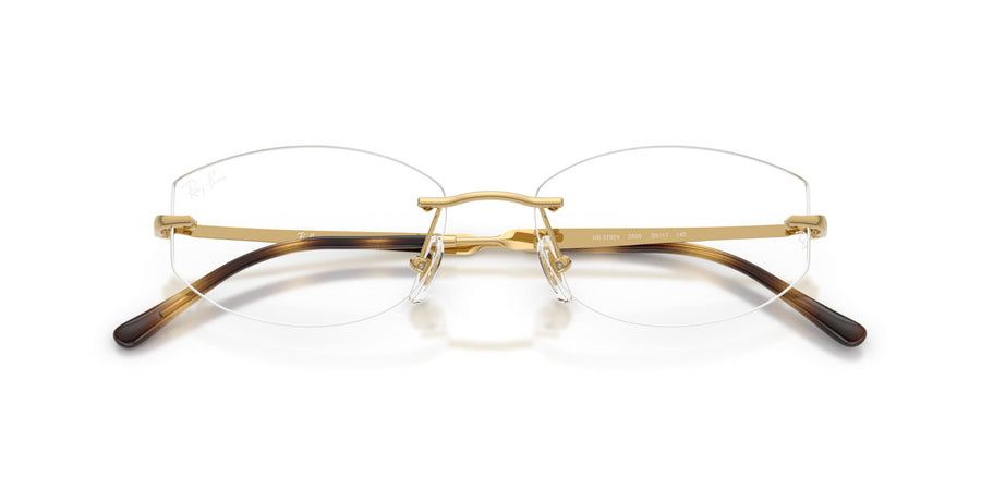 Metal Unisex Optical Frame RX3792V – Gold / Clear