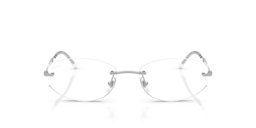 Metal Unisex Optical Frame RX3792V – Silver / Clear