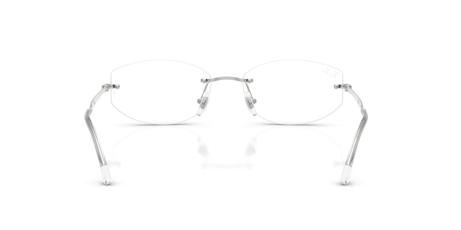 Metal Unisex Optical Frame RX3792V – Silver / Clear