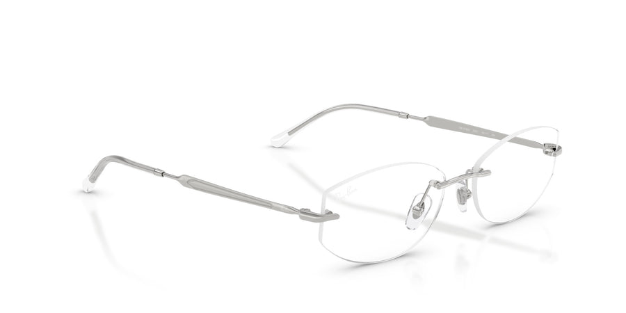 Metal Unisex Optical Frame RX3792V – Silver / Clear