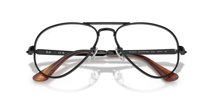 Metal Unisex Optical Frame RX3925V – Black