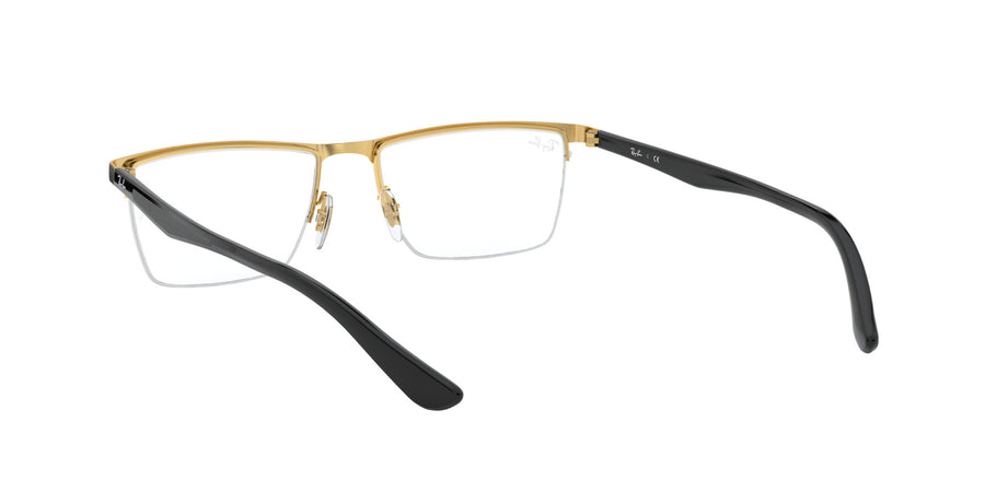 Metal Unisex Optical Frame RX6443I – Black