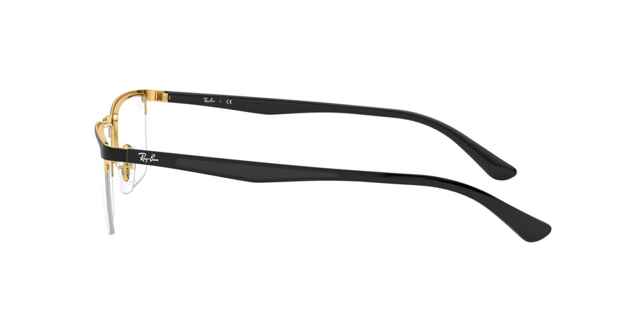 Metal Unisex Optical Frame RX6443I – Black