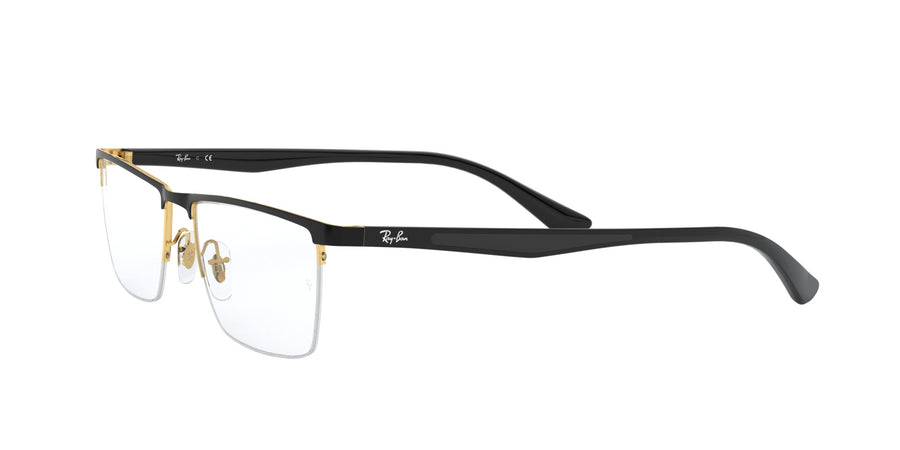 Metal Unisex Optical Frame RX6443I – Black