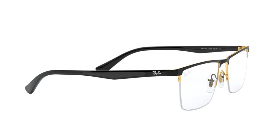 Metal Unisex Optical Frame RX6443I – Black