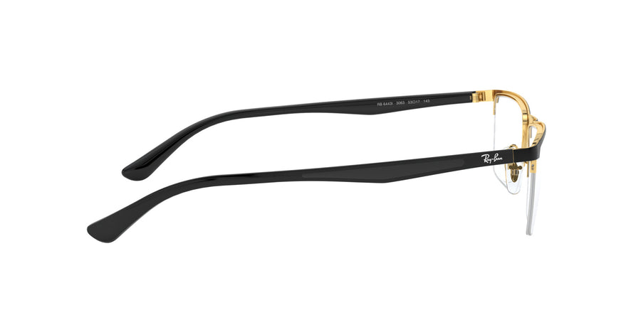 Metal Unisex Optical Frame RX6443I – Black